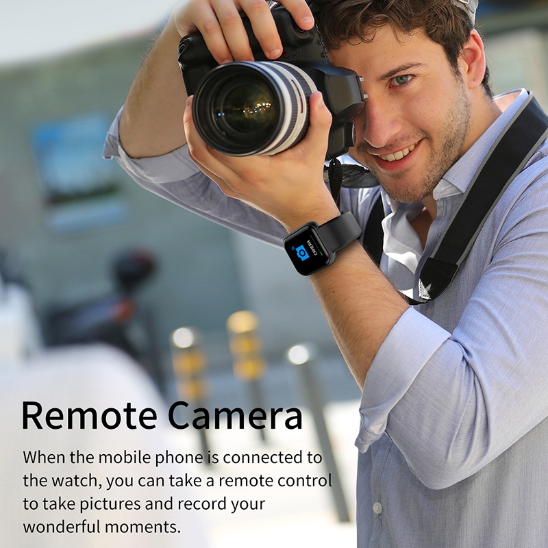 SKMEI Y68 Smartwatch band Jam Pria Wanita Sport Fitness Tracker Heart Rate Blood Oxygen Jam pintar digital Bluetooth Android synchronize sinkronisasi mi band  Y68 Smart Watch Fitness Bracelet Heart Rate Monitoring Reminder Step Counting Information Push