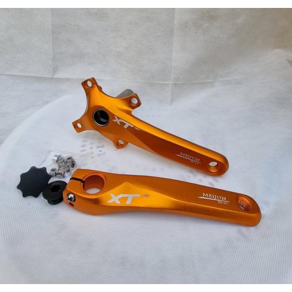 Meijun XT Crank Arm HT2 BCD 104mm Arm Crank Hollowtech 2 Crank Arm Sepeda MTB NOT Shimano Acera