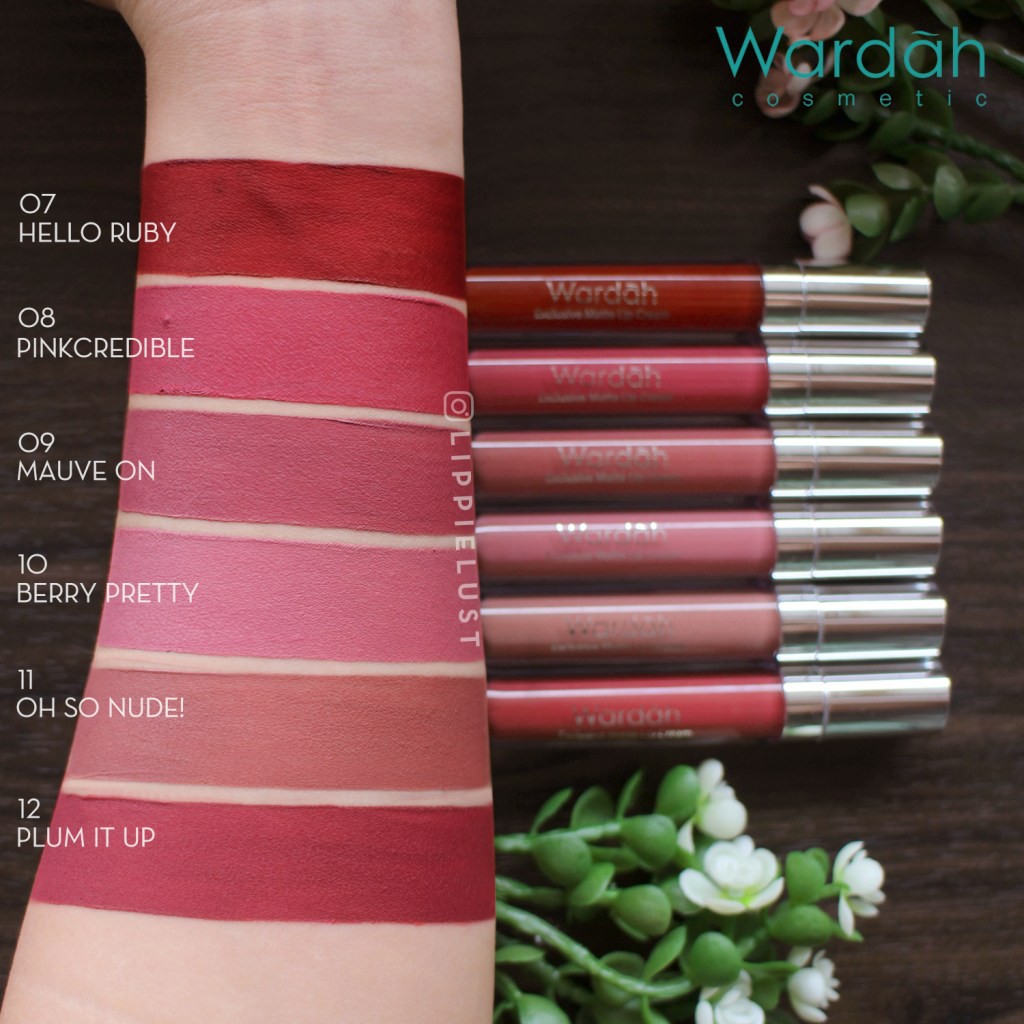 ❤ BELIA ❤ WARDAH Matte Lip Cream | Non Dry Formula, High Pigmented, SPF 20 PA++ | Moist Lip Cream | Matte | Melembabkan | Tekstur Velvety | Halus | No Cracking