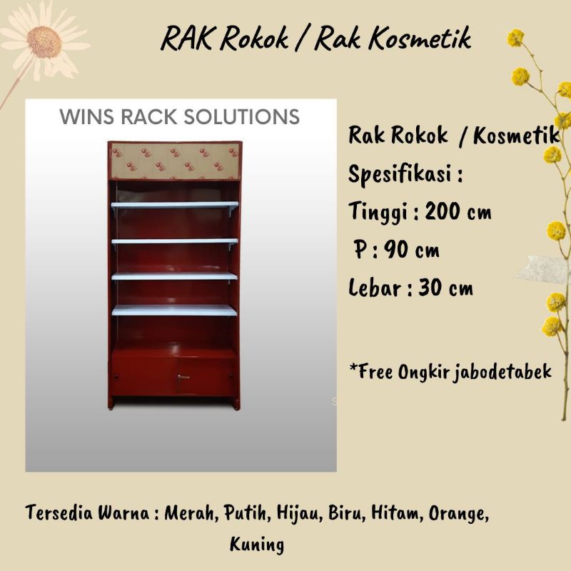 Rak Kosmetik / Rak Rokok supermarket