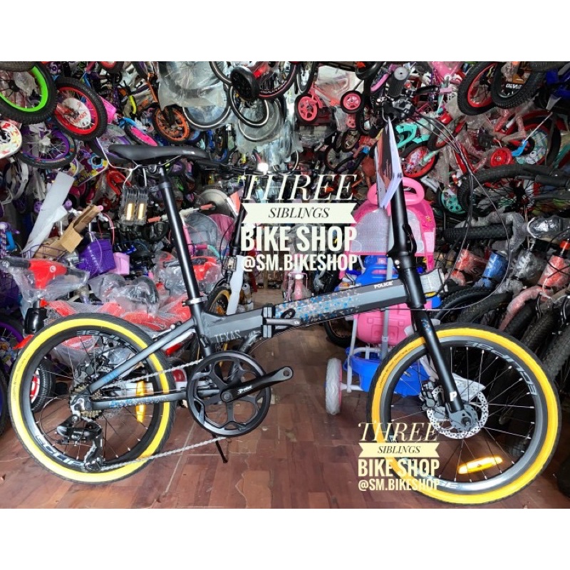 SEPEDA LIPAT ELEMENT POLICE TEXAS HYDRO 2022 20 INCH ALLOY,SHIMANO TOURNEY 8 SPEED, HYDRAULIC DISC B