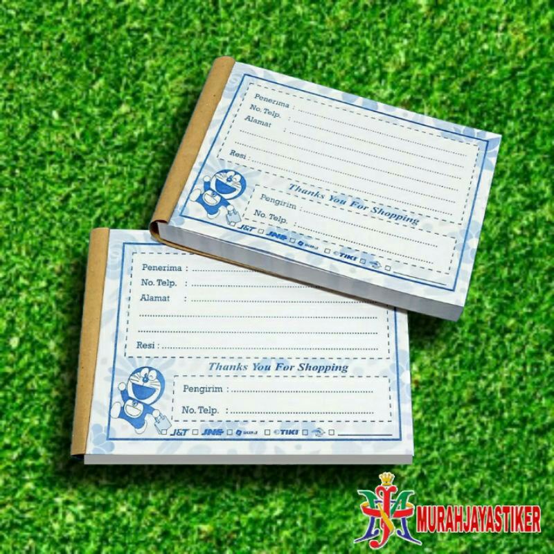 

label pengiriman isi 100 lembar motif karakter