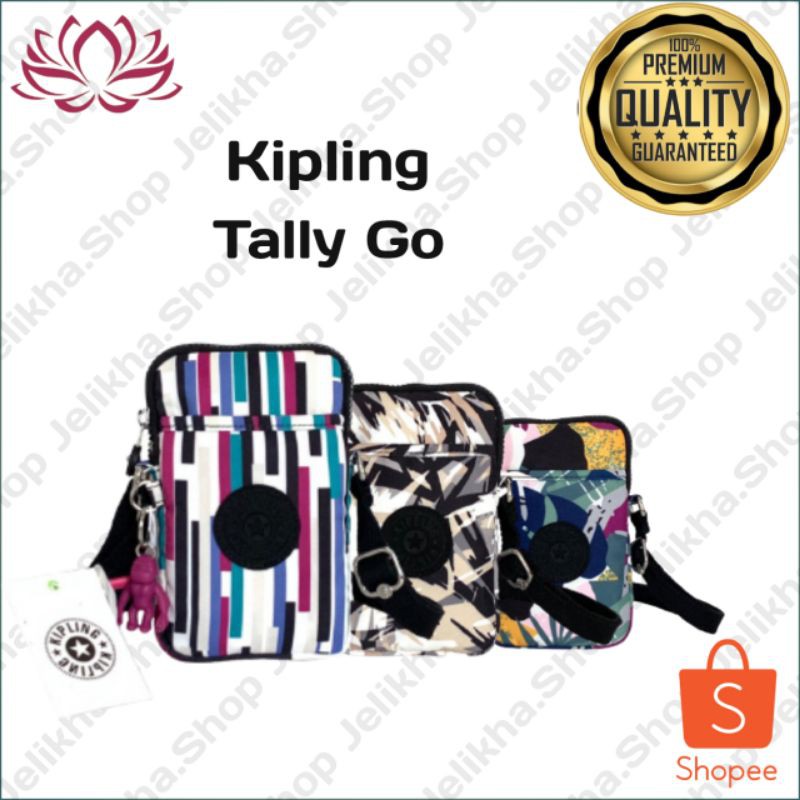 Kipling Tally GO/Dompet HP multifungsi/Dompet kunci/Dompet wanita/Tas selempang kecil/Pouch Mini