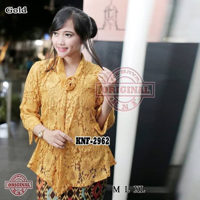 Atasan Kebaya Brukat Floy Brokat Modelis Kebaya Kartini