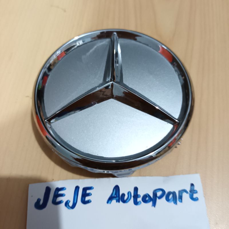 dop roda center tutup as velg mercy marcy marcedes benz chrome diameter7.5cm