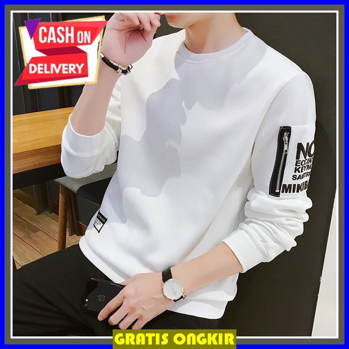 Kaos Pria Atasan Murah Dewasa Baju Cowok Distro Laki2 Laki Premium Baju Sweatshirt Ny-Kaos Jumper Pr