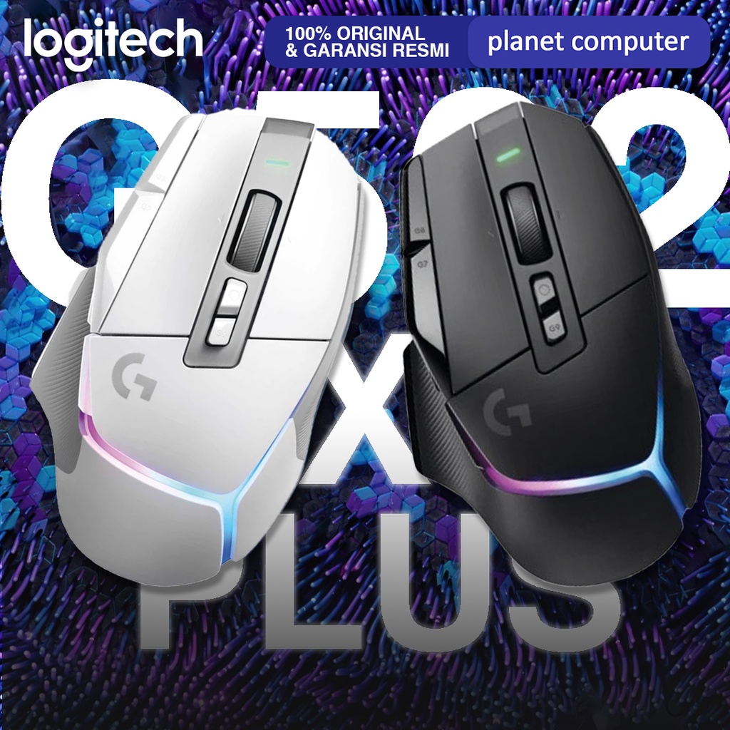 Logitech G502 X Plus Wireless RGB Gaming Mouse HERO 25K Sensor