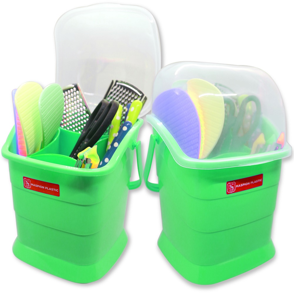 Maspion Tempat Sendok Cutlery Set Star / Tempat Penyimpanan Peralatan Makan Sendok