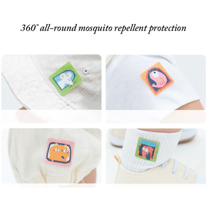 【Debora Mall】Stiker Nyamuk Untuk Bayi Mosquito Patch 60PCS/6PCS Combo Set Untuk Anak Laki-laki Dan Cewek-cewek 100% Natural