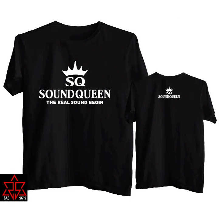 T-SHIRT BAJU KAOS DISTRO AUDIO SOUNDQUEEN / THE REAL SOUND BEGIN / AUDIO / OSS / Premium Cotton Comb