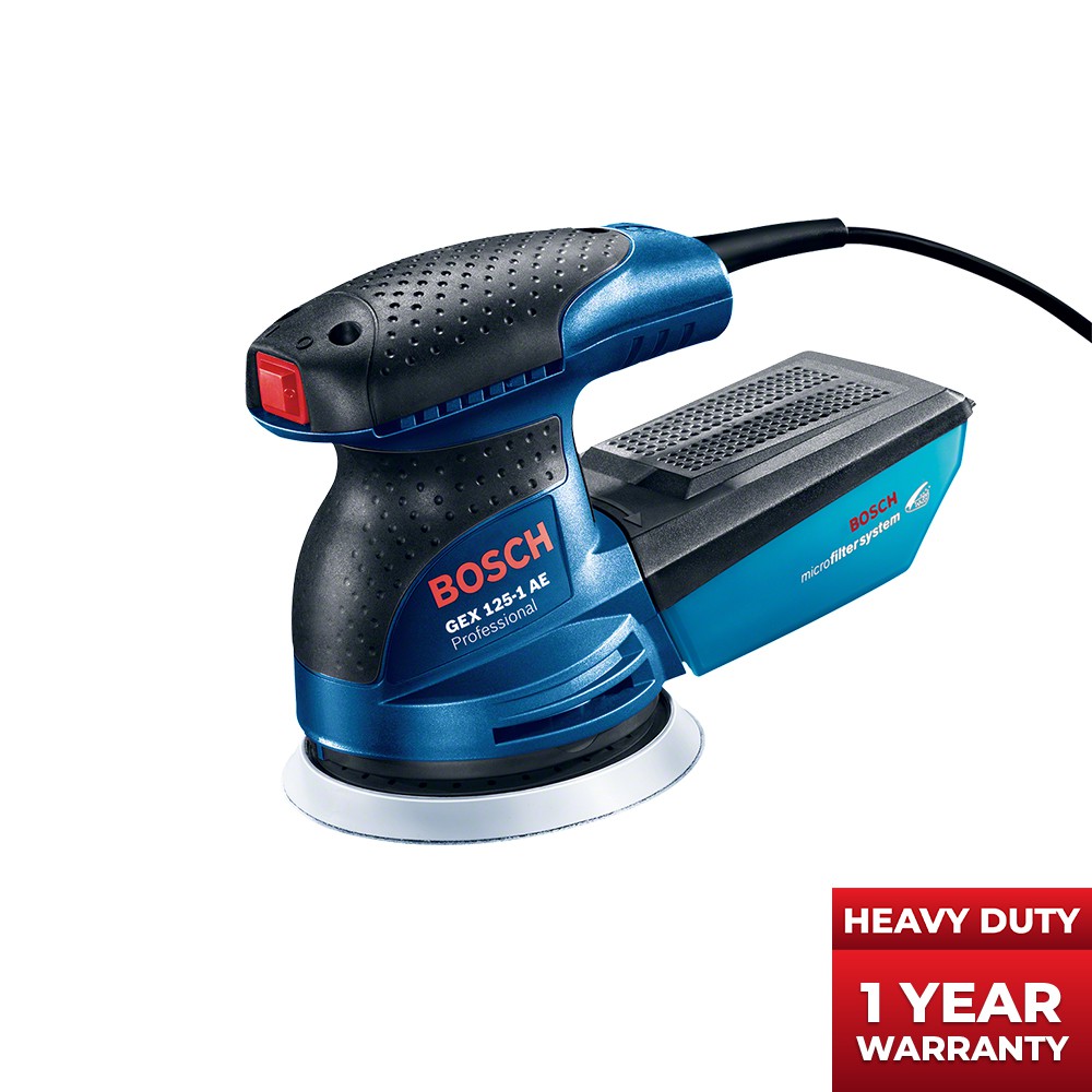 BOSCH Random Orbit Sander / Mesin Amplas Listrik 250Watt GEX 125-1 AE