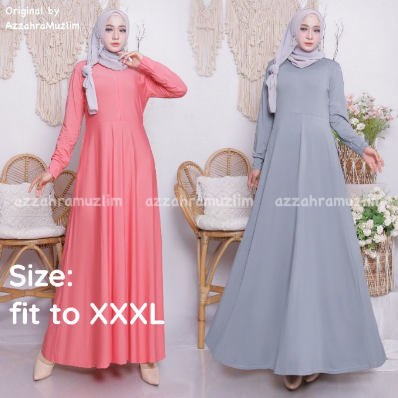 SYERLY OverSize - Gamis Jersey Jumbo 3L/XXXL Busui saku / R.15 -  033-4972