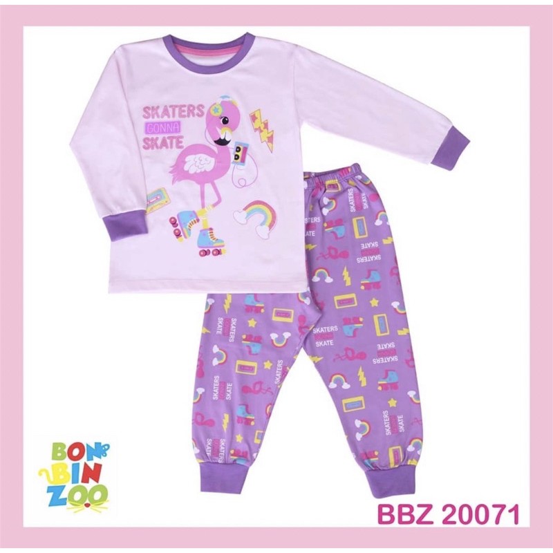 Bonbinzoo Piyama Anak Baju Tidur Anak Laki-laki / Perempuan Usia 1-5th