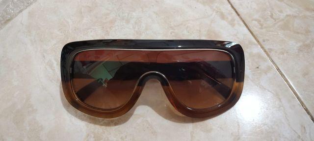 [bayar Di Tempat]kacamata Sunglass Bentuk Kotak Besar Gaya Vintage Untuk Wanita