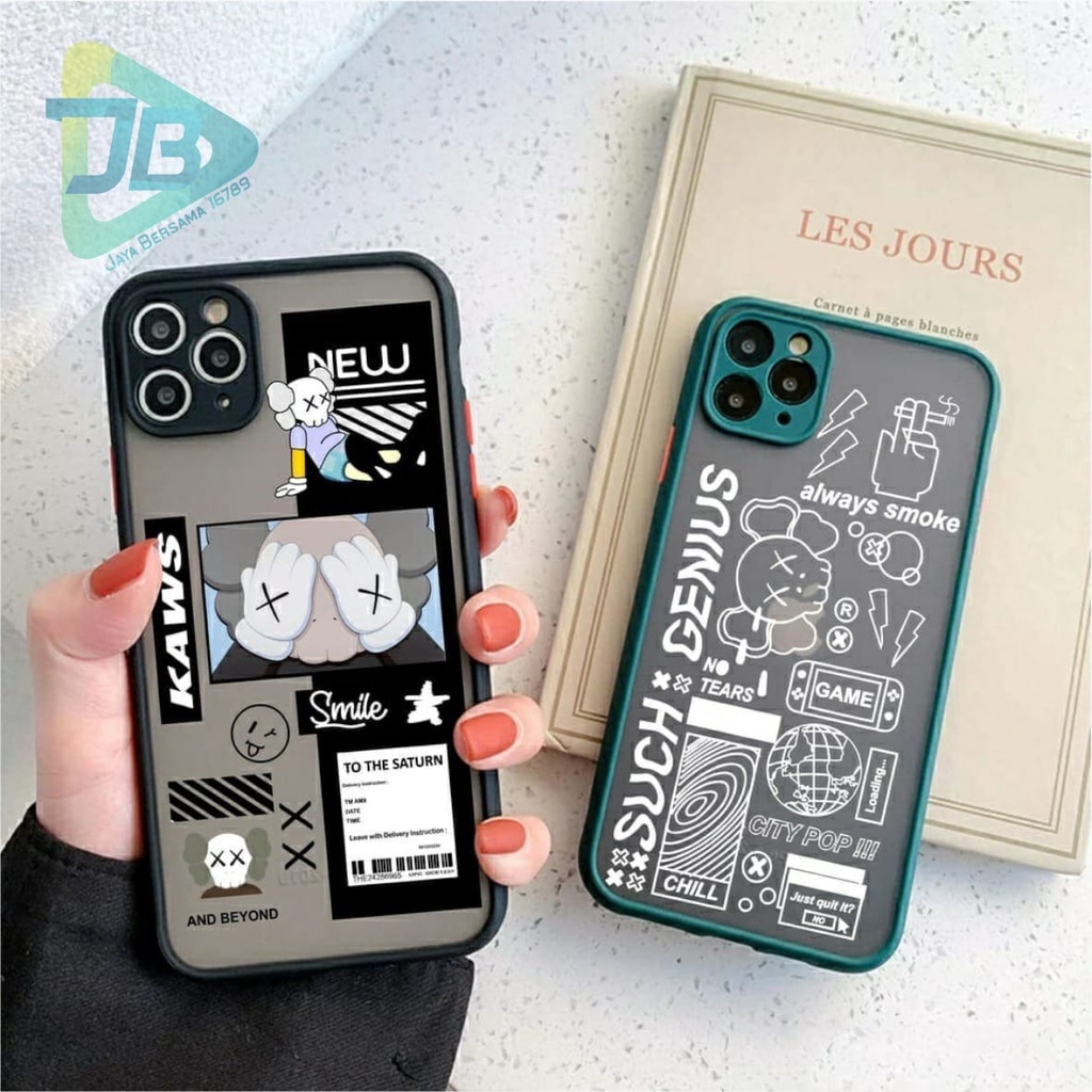 SOFTCASE DOVE HYBRID CUSTOM KAWS OPPO VIVO SAMSUNG REALME XIAOMI IPHONE INFINIX FOR ALL TYPE JB5844