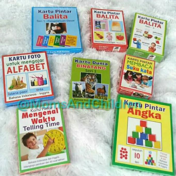 FlashCard | Kartu - PAKET BELAJAR BAYI - BALITA | HARGA EKONOMIS DISKON