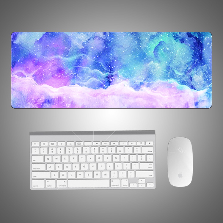 MOUSEPAD DESKMAT GALAXY THEME XXL 800 X 300 X 5 MM &amp; 900 X 400 x 5 MM