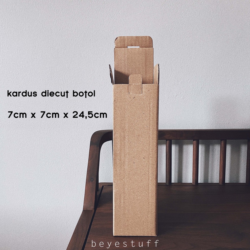 

Kardus Die Cut Packing Botol 7x7x24.5 Botol