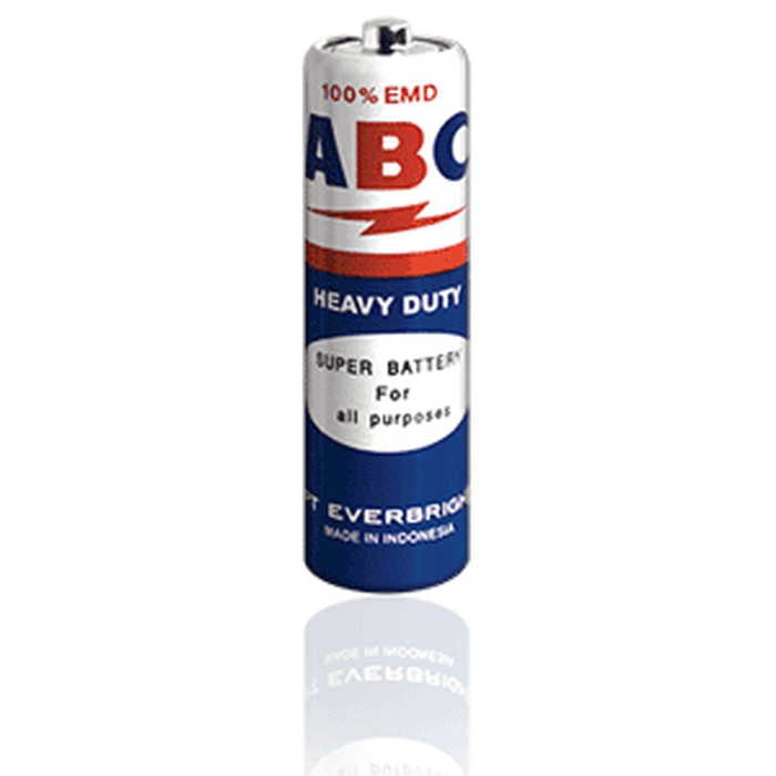 Baterai / battery ABC biru ukuran AA baterai jam dinding