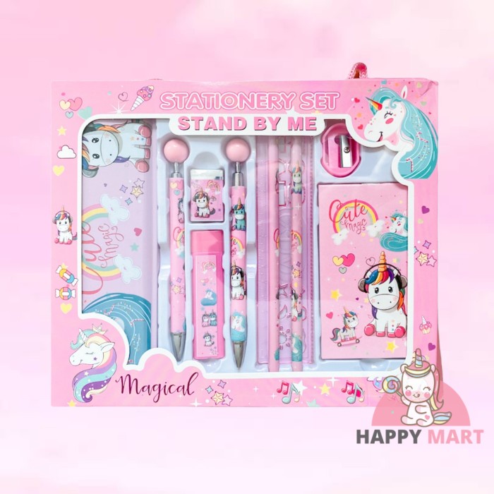 

Sale!!! Kotak Pensil Unicorn / Pony / Frozen Set Pensil Mekanik Murah