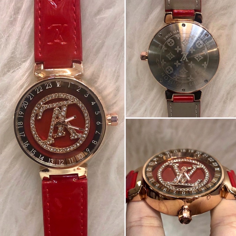 Jam Louis Vuitton Chronometer Putar, Fesyen Wanita, Jam Tangan di Carousell