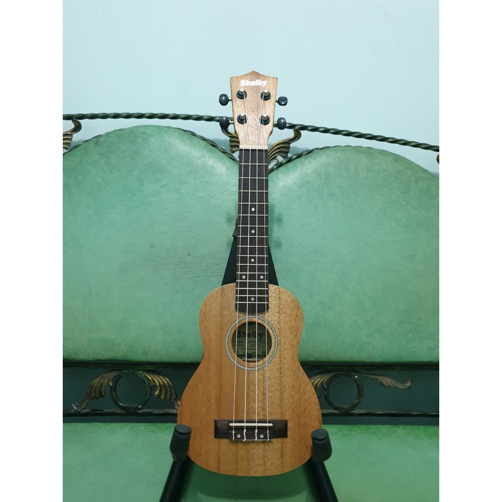 Ukulele Soprano Merk Shelby Coklat Jakarta Bonus Softcase Senar Pick