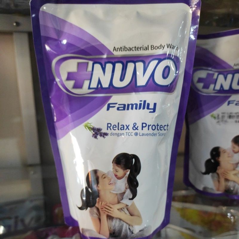 Nuvo Antibacterial Family Body Wash Refill 400ml