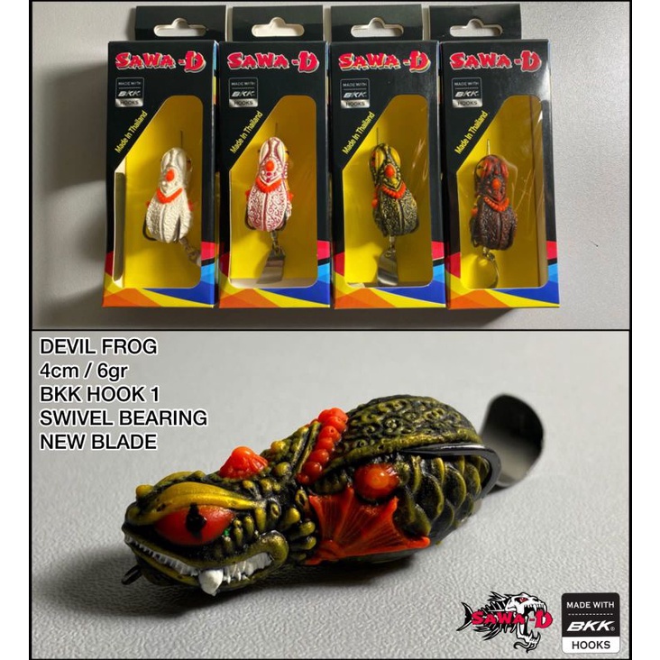 umpan lure boytep sawa-d Devil Frog