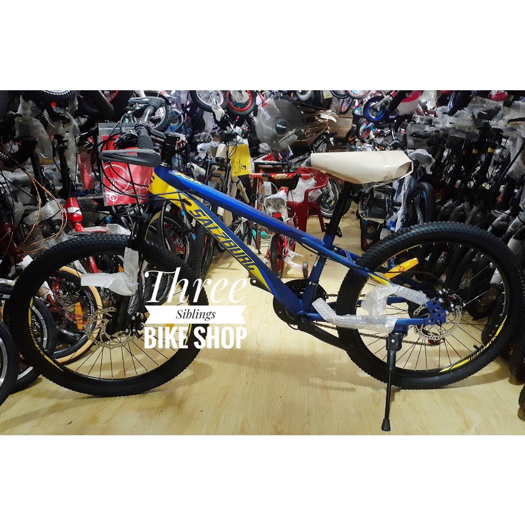 SEPEDA GUNUNG MTB GENIO SALZBURG 24 INCH WARNA BLUE YELLOW