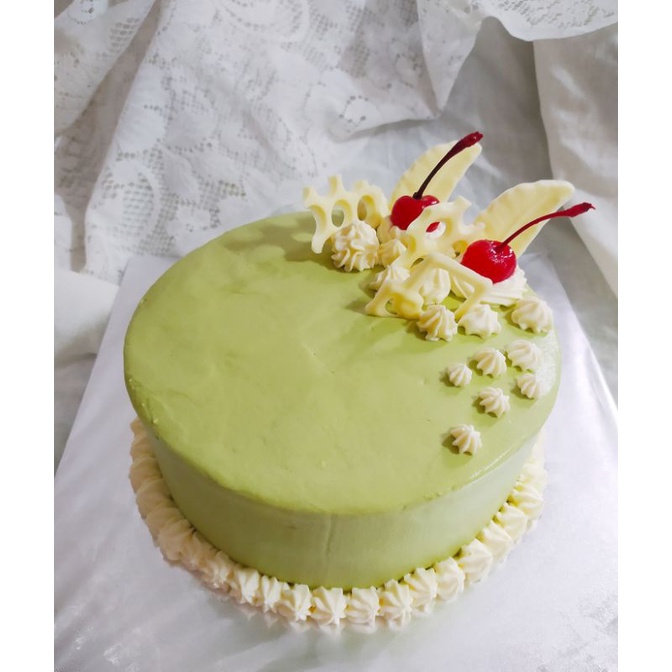 

Greentea Cheese Cake/Kue Ulang Tahun Cheese Cake