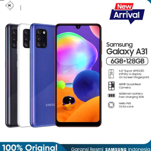 SAMSUNG Galaxy A31 8/128 GB Garansi Resmi SEIN