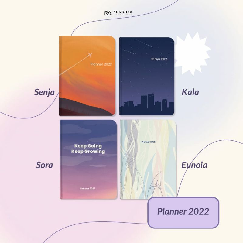 

buku planner 2022 / catatan / note / agenda