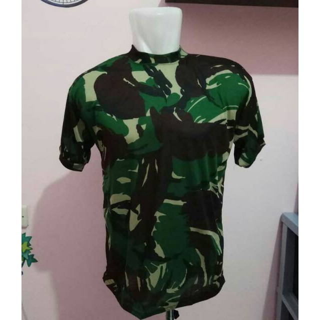 AM  Kaos Pendek Loreng - Kaos Cowok - PASKHAS - Marinir - Army - Tactical - Perbakin - Camoflase -