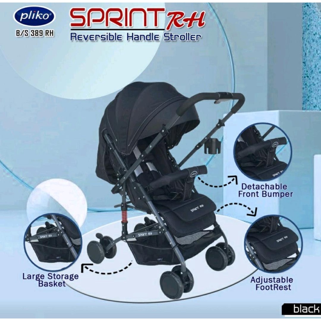 PLIKO STROLLER SPRINT RH B/S 389 / STROLLER / PLIKO