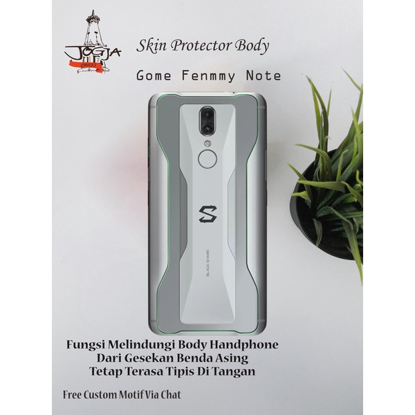 Dapat 2pcs Garskin HP Gome Fenmmy Note Motif shark - Free custom Motif