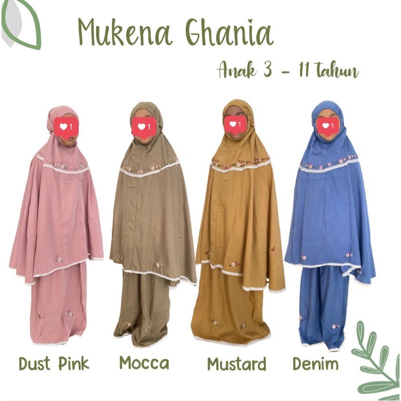 Mukena Anak Ghania
