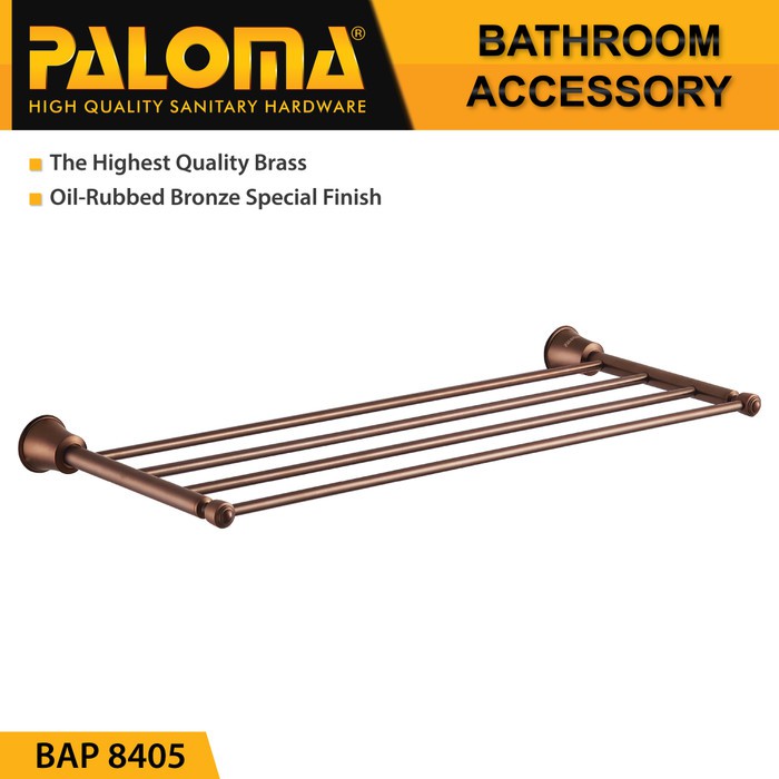 PALOMA BAP 8405 Rak Handuk Baju Gantungan Hanger Dinding Kamar Mandi