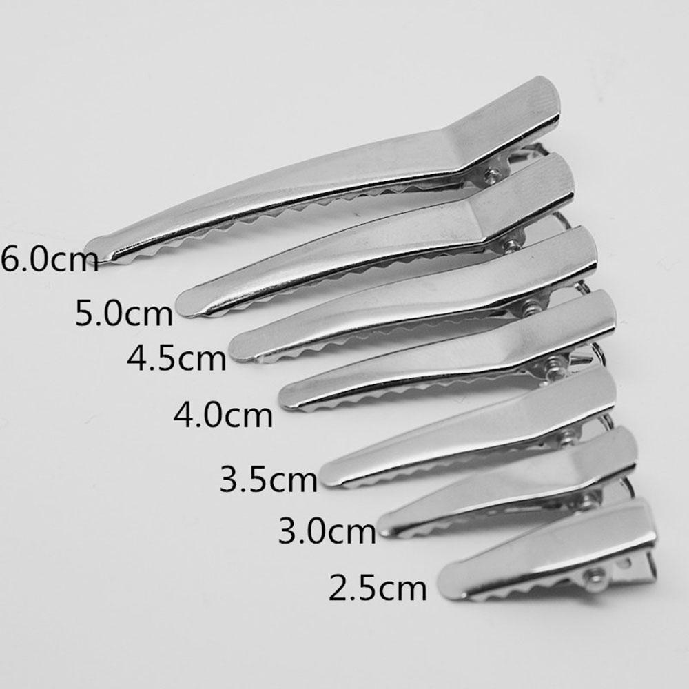 Agustinina Jepit Rambut Portable Untuk Anak Perempuan Silver Fashion Single Prong Styling Tools