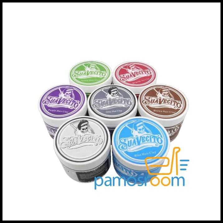 AMPUH POMADE WAX MURAH SUAVECITO WARNA + SISIR WARNA - SILVER