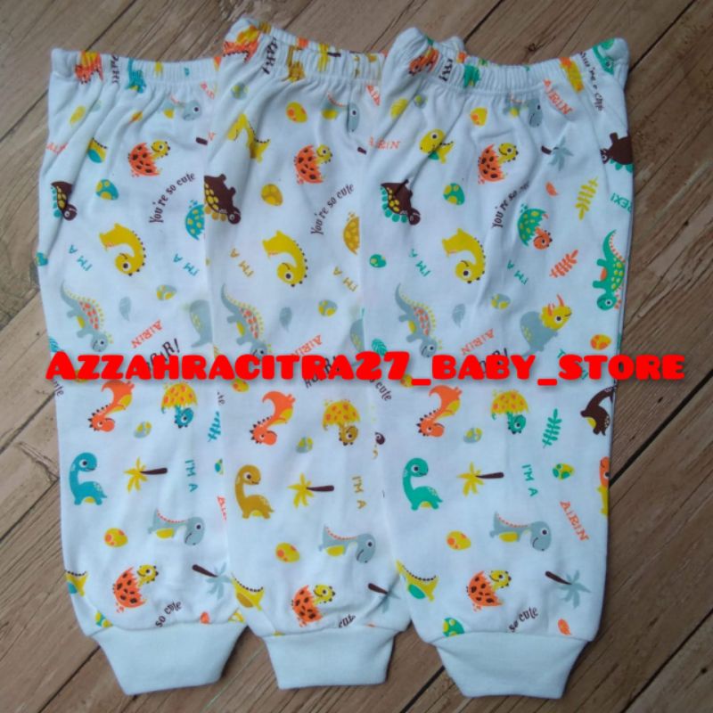 PROMO!!!!! 3PC AIRIN CELANA PANJANG BAYI NEWBORN MOTIF PRINT BAHAN LEMBUT ADEM &amp; SNI