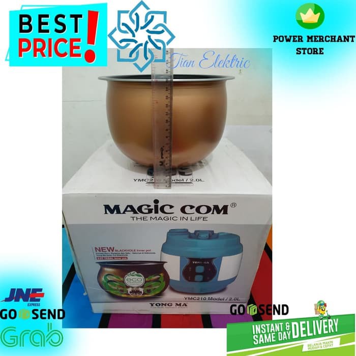 Panci MagicCom YONG MA Original 2 Liter YMC-210 / SMC-2103