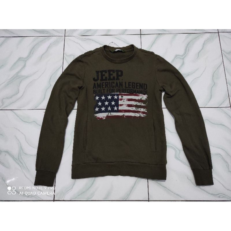 Preloved Sweater / Crewneck JEEP Original Second