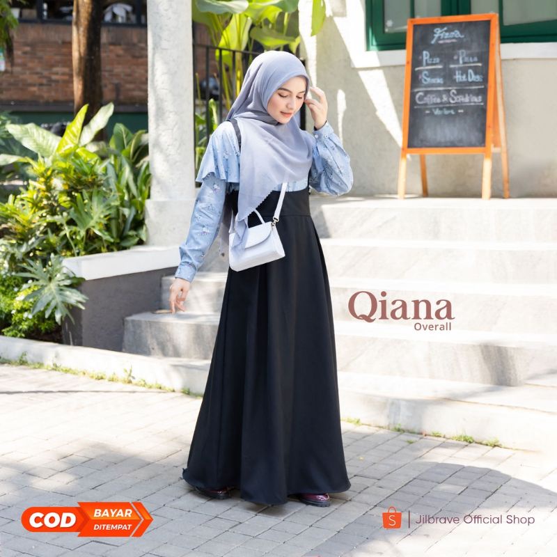 Qiana overall dress by jilbrave official shop