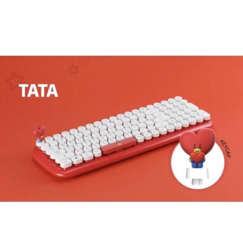 [READY] BT21 WIRELESS RETRO KEYBOARD ROYCHE