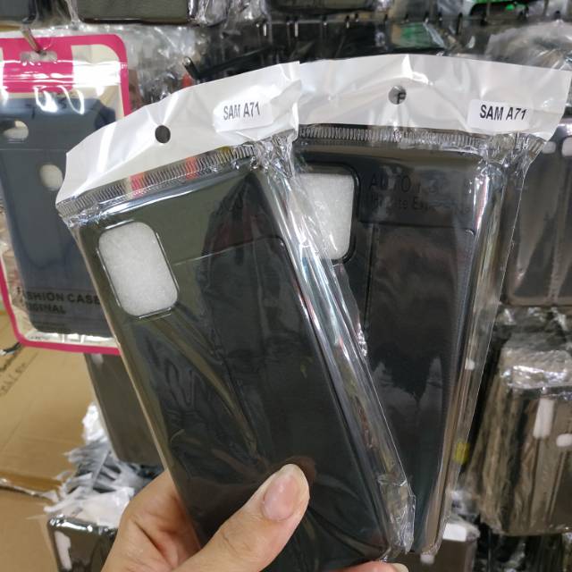 AutoFocus Samsung A71 / Leather Case Samsung A71 / Casing Samsung A71