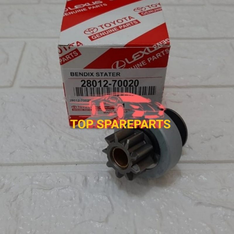 BENDIX STARTER BENDIK STATER TOYOTA KIJANG KAPSUL 7K EFI INNOVA BENSIN