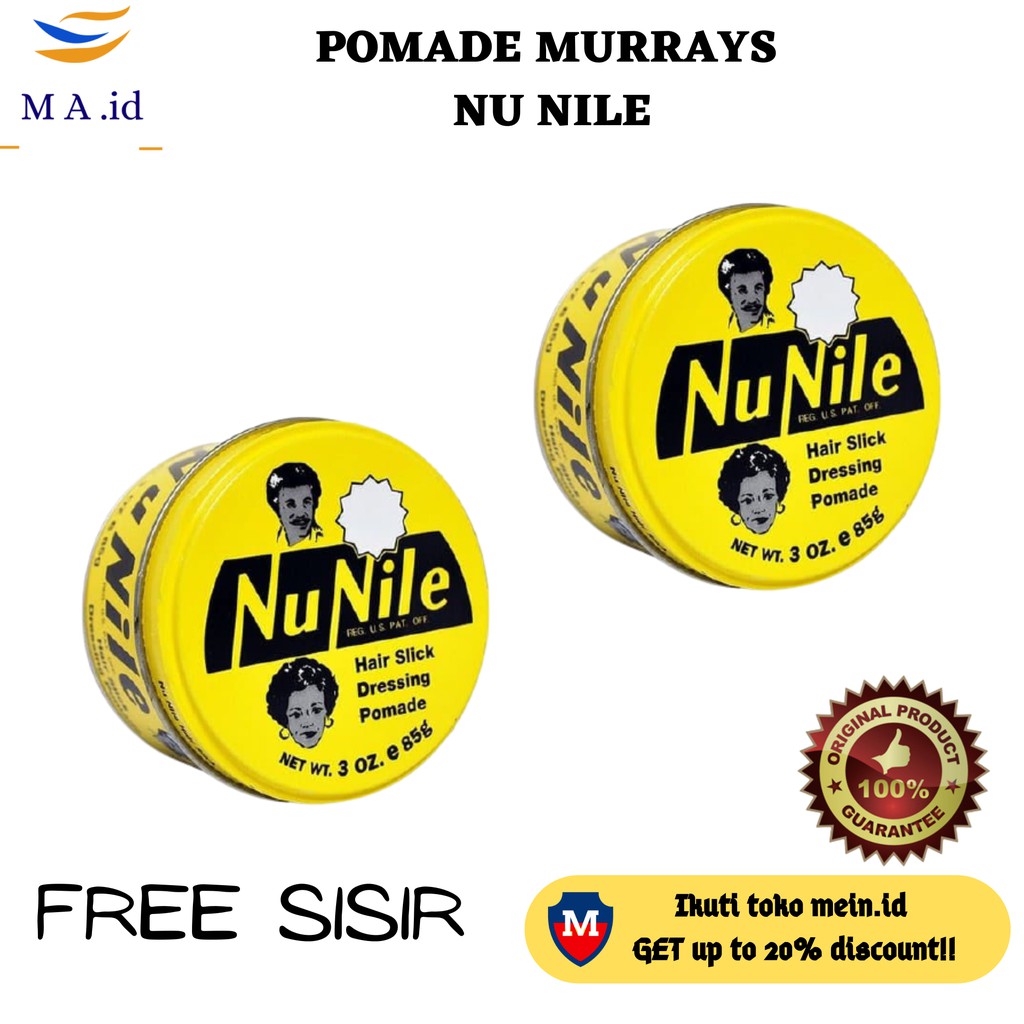 POMADE MURRAYS NU NILE 3oz UKURAN BESAR | free sisir unbreakable