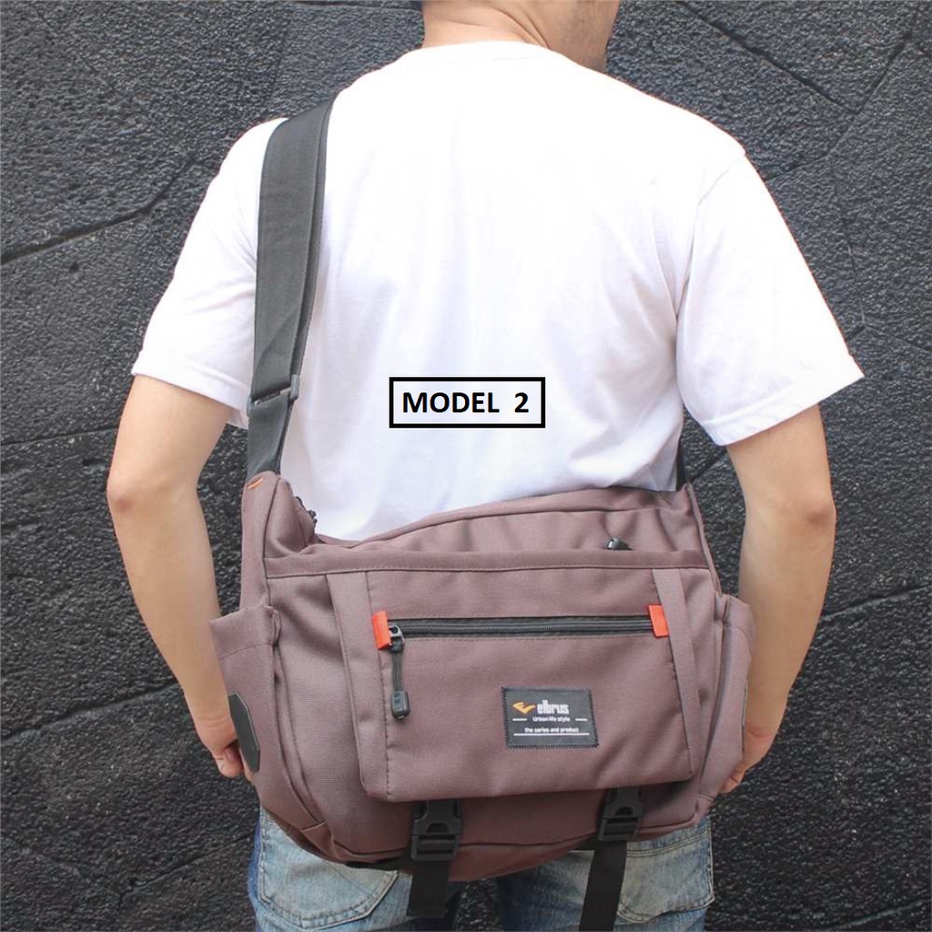 Tas Selempang Silng Bag Besar Pria Casual Distro - Tas Slempang Laptop 12 inch