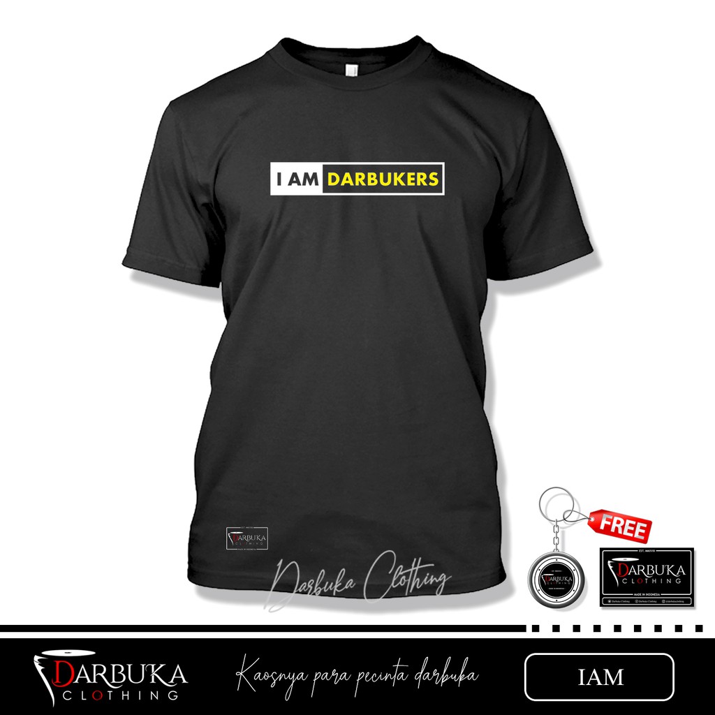 (IAM) KAOS DARBUKA || COD (bayar di tempat ) || Darbuka Clothing