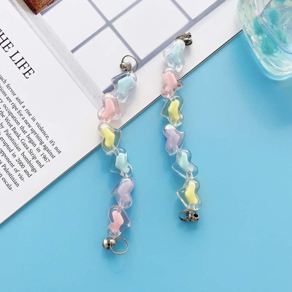 Rebuy Phone Case Drop Hanging Chain Handmade Aksesoris Ponsel Pencegah Jatuh Lanyard Ponsel Bintang Berujung Lima Kabel Gantung Ponsel Case Dekorasi Rantai Ponsel